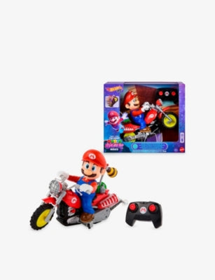 Hot Wheels remote control Mario Wheelie Motocross 26.5cm (British brand)