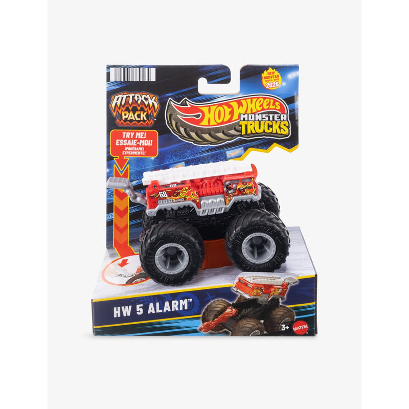 Hot Wheels Monster Truck Attack Pack - British product