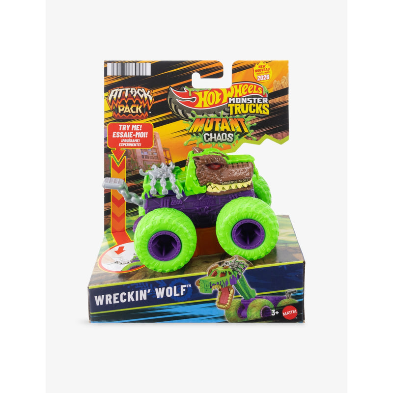 Hot Wheels Monster Truck Attack Pack - British product