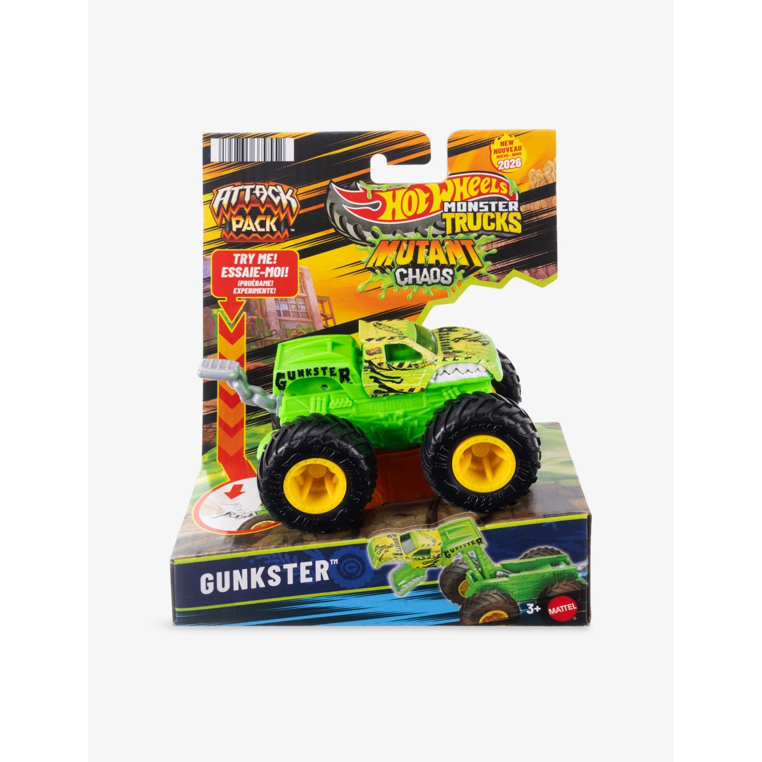 Hot Wheels Monster Truck Attack Pack - British product
