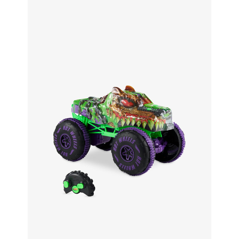 Hot Wheels Wreckin' Wolf monster truck playset, imported from the UK