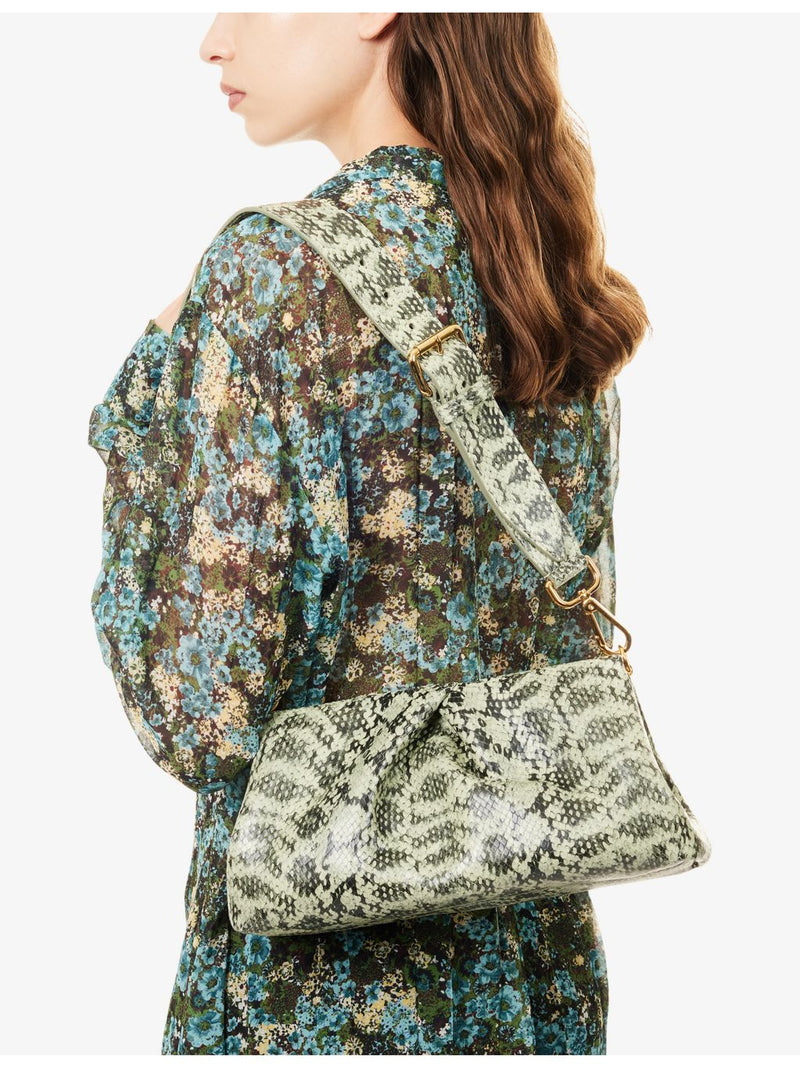 Dries Van Noten snake-effect small pouch, UK version
