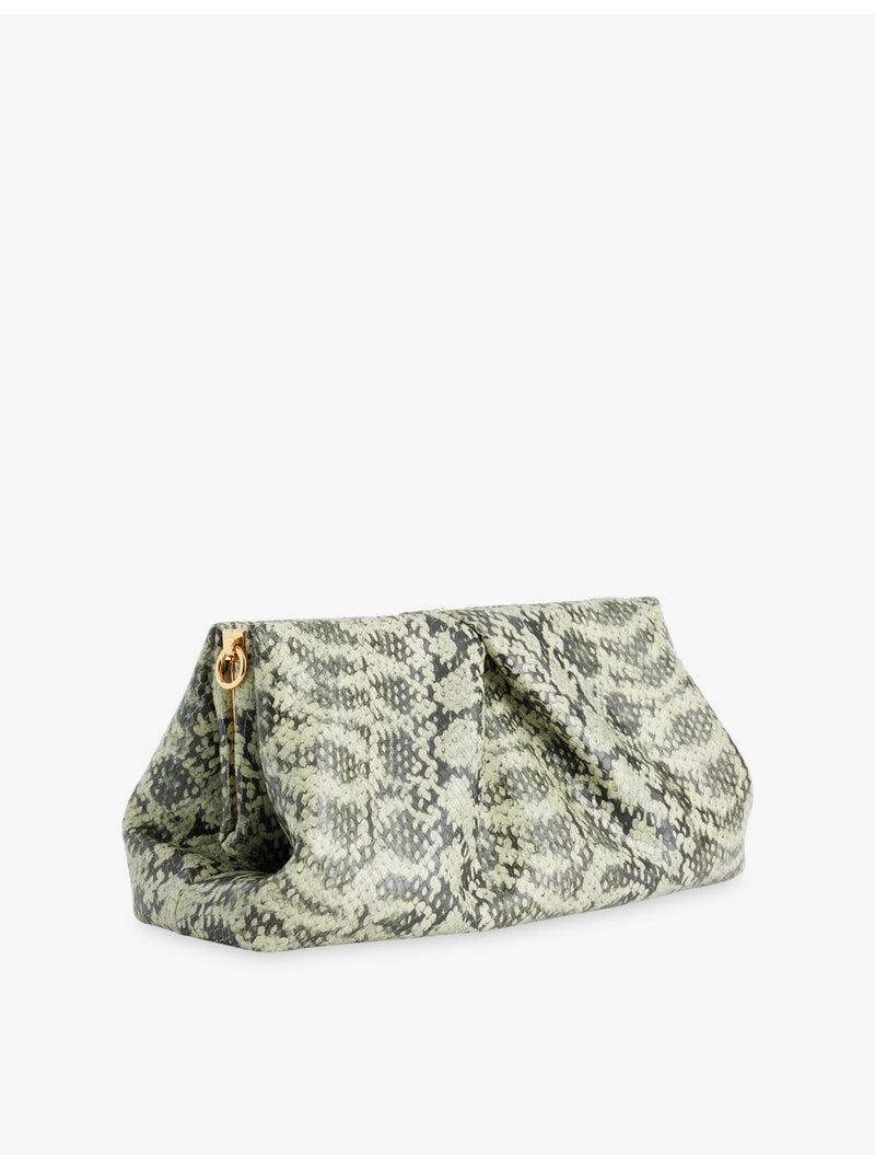 Dries Van Noten snake-effect small pouch, UK version