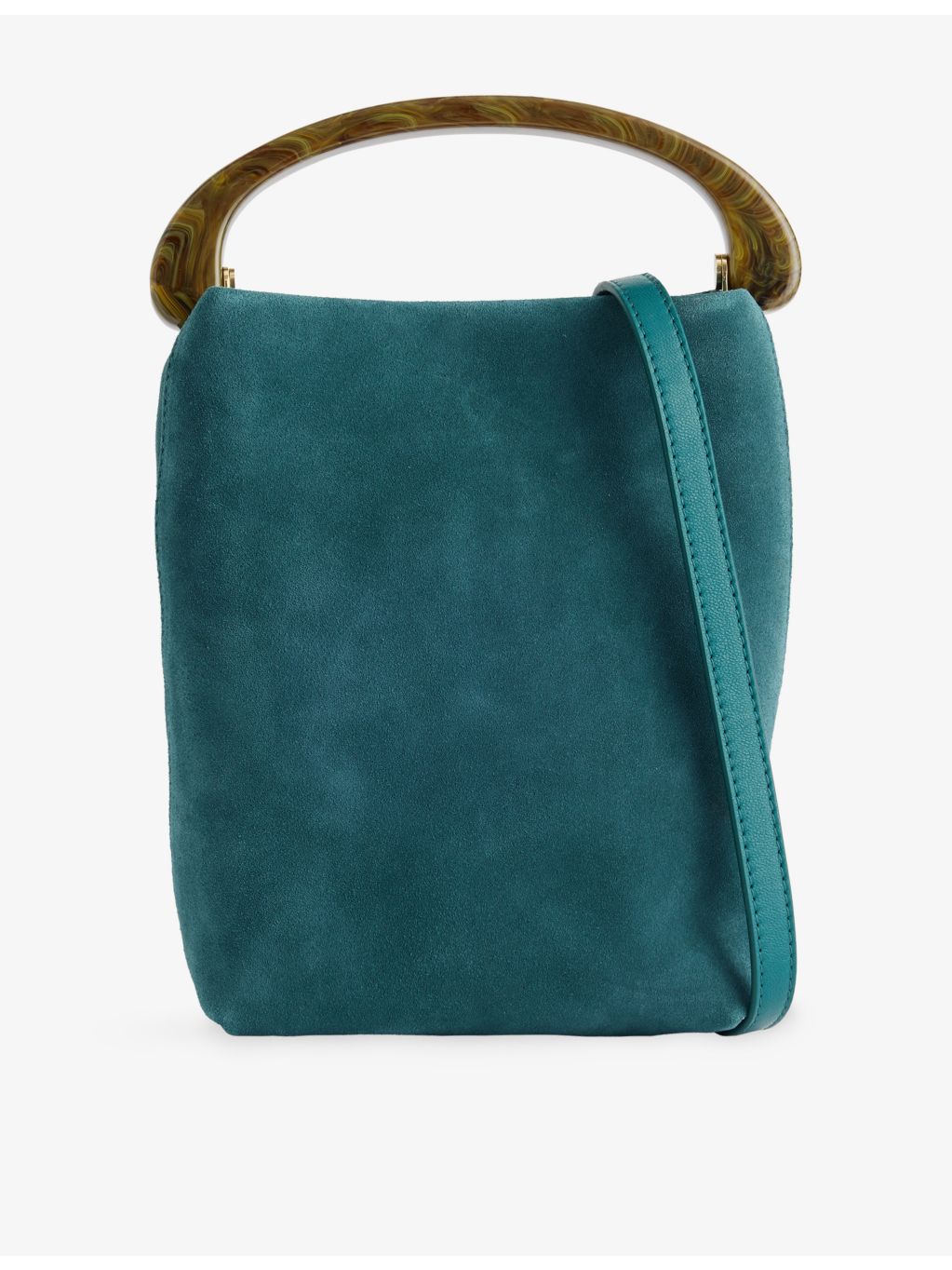 Dries Van Noten designer suede cross-body bag, UK version