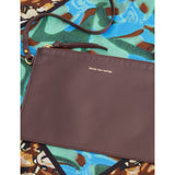 Dries Van Noten scarf print woven shoulder bag, UK version