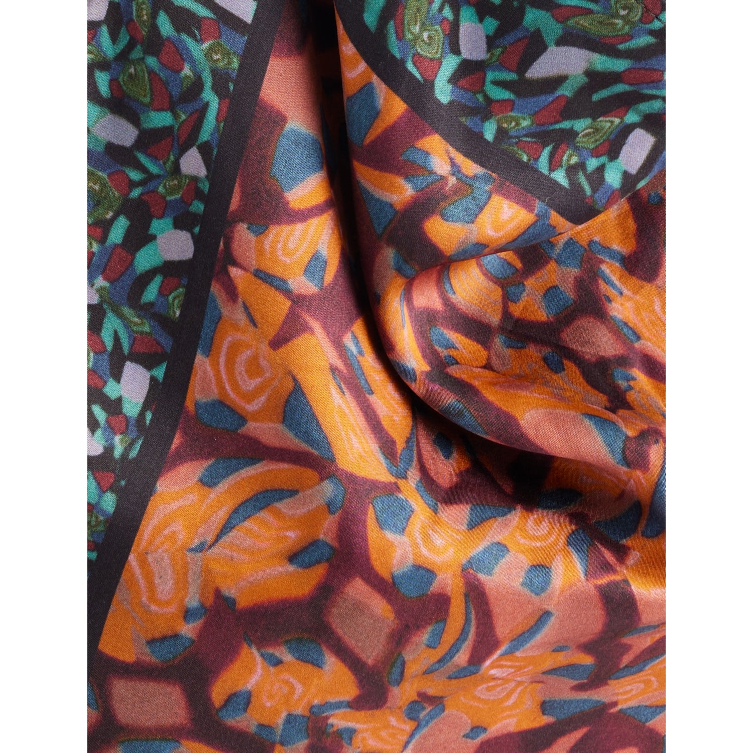 Dries Van Noten scarf print woven shoulder bag, UK version