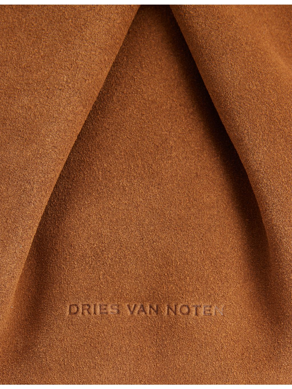 Dries Van Noten suede top-handle bag (British brand)