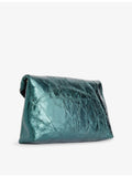 Dries Van Noten small envelope leather pouch with chain strap, (British brand)