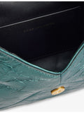 Dries Van Noten small envelope leather pouch with chain strap, (British brand)