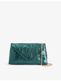 Dries Van Noten small envelope leather pouch with chain strap, (British brand)