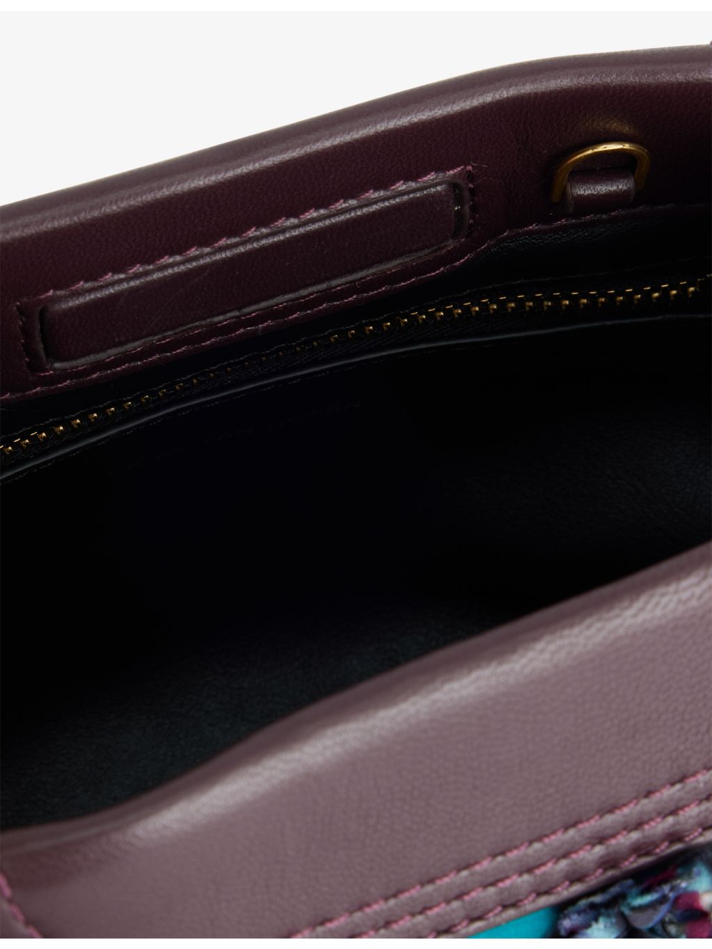 Dries Van Noten beaded-embellished embroidered woven clutch bag, imported from the UK