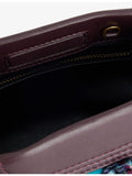 Dries Van Noten beaded-embellished embroidered woven clutch bag, imported from the UK