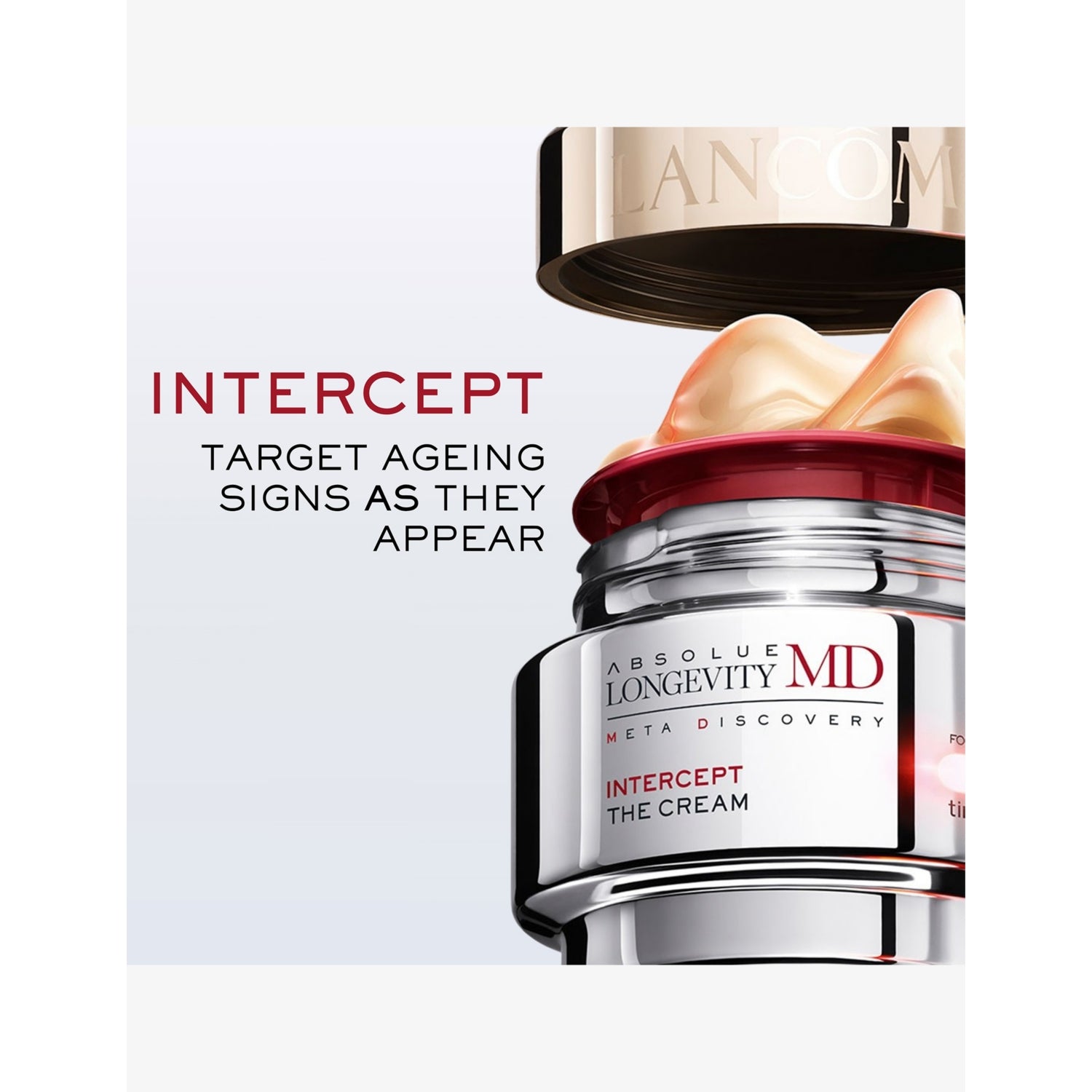Lancôme Absolue Longevity Intercept face cream refill 50ml, imported from the UK