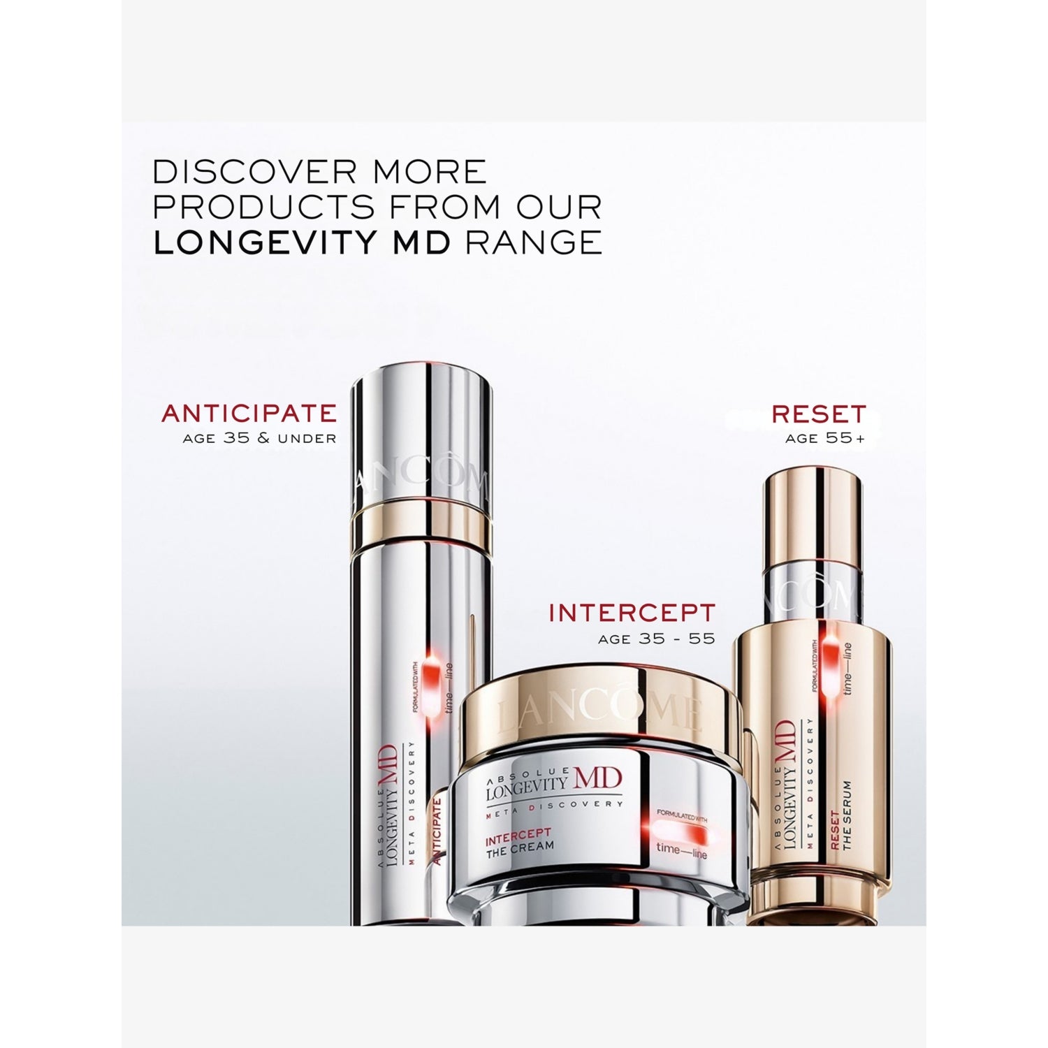 Lancôme Absolue Longevity Intercept face cream refill 50ml, imported from the UK