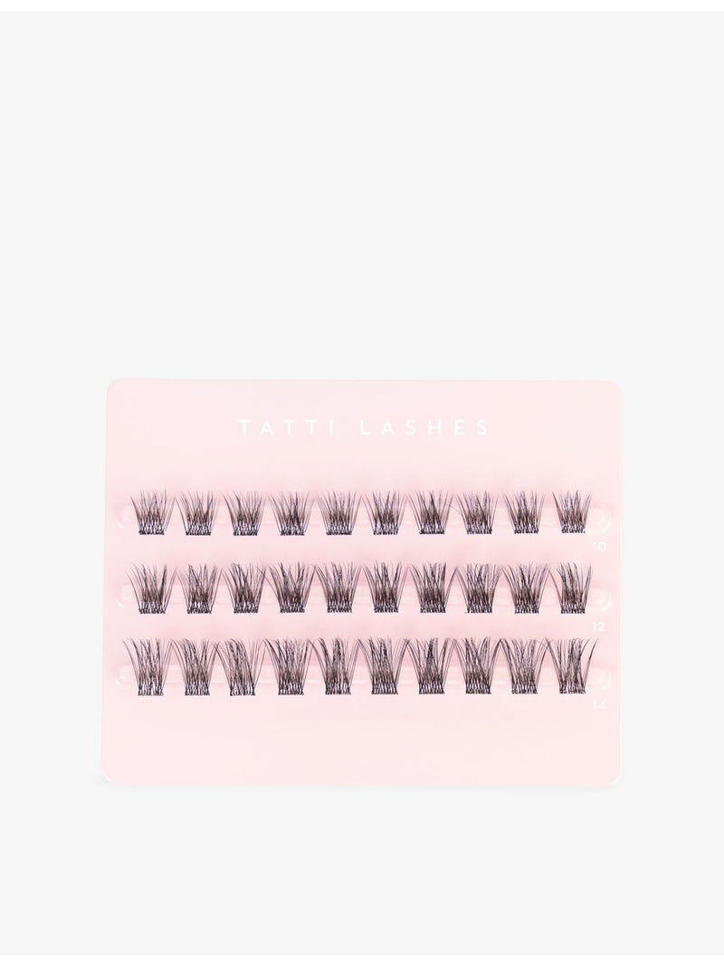 Tatti Lashes Hybrid Volume pre-glued eyelash clusters, UK version