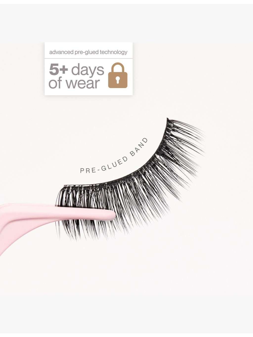 Tatti Lashes Tabitha pre-glued half lashes, UK version