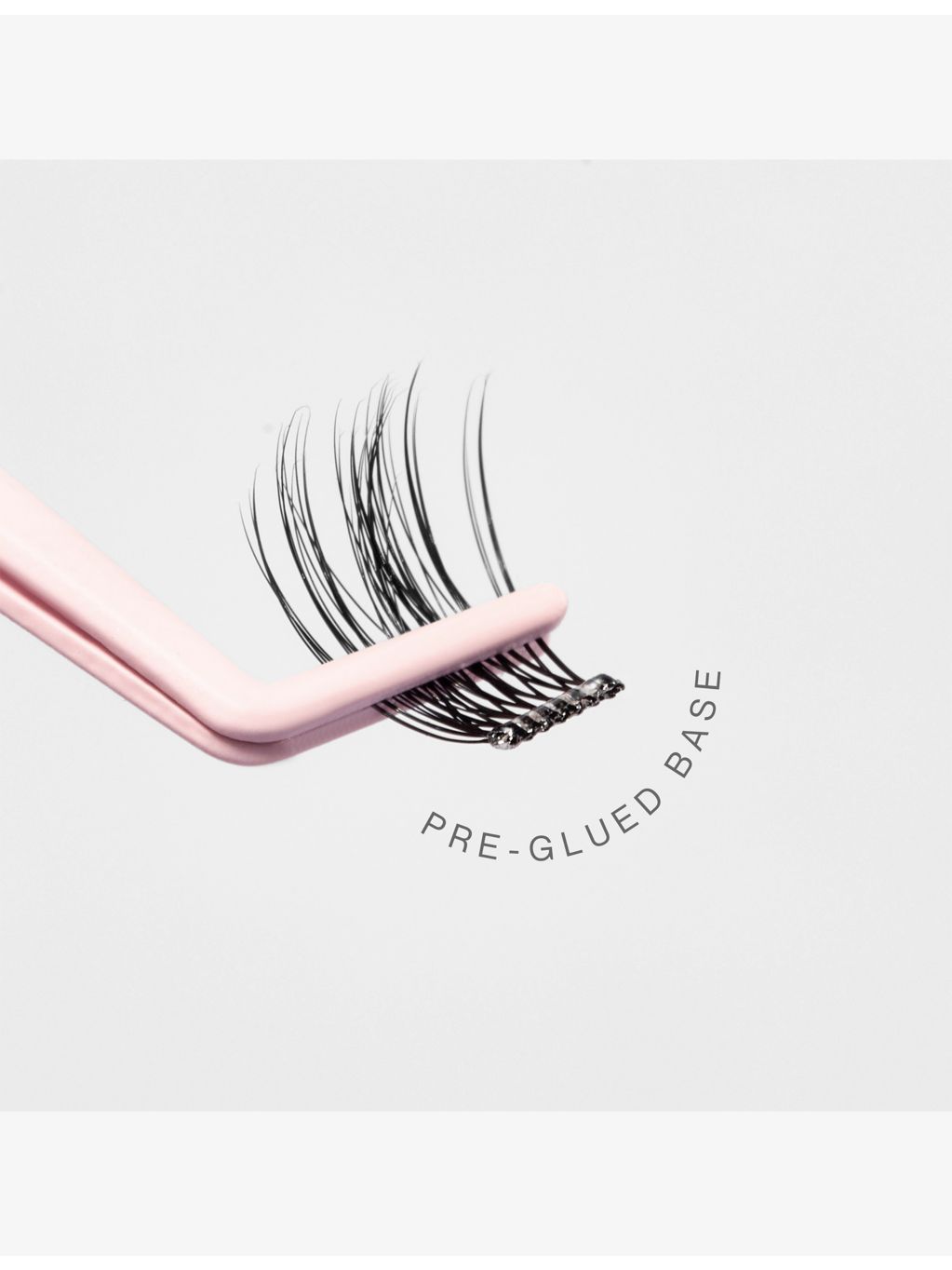 Tatti Lashes pre-glued 1-Step Press lash clusters 10 pieces (British brand)