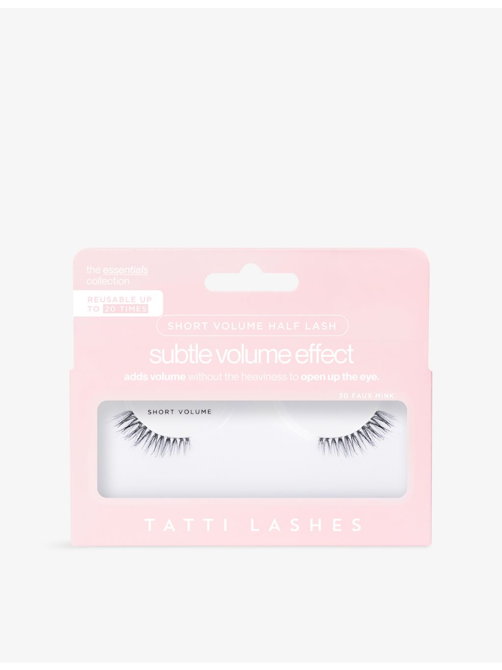 Tatti Lashes strip lashes Short Volume, UK version