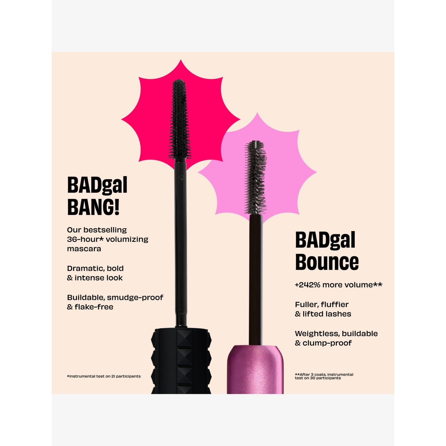 Benefit BADgal Bounce volumising mascara 8.5g - British product