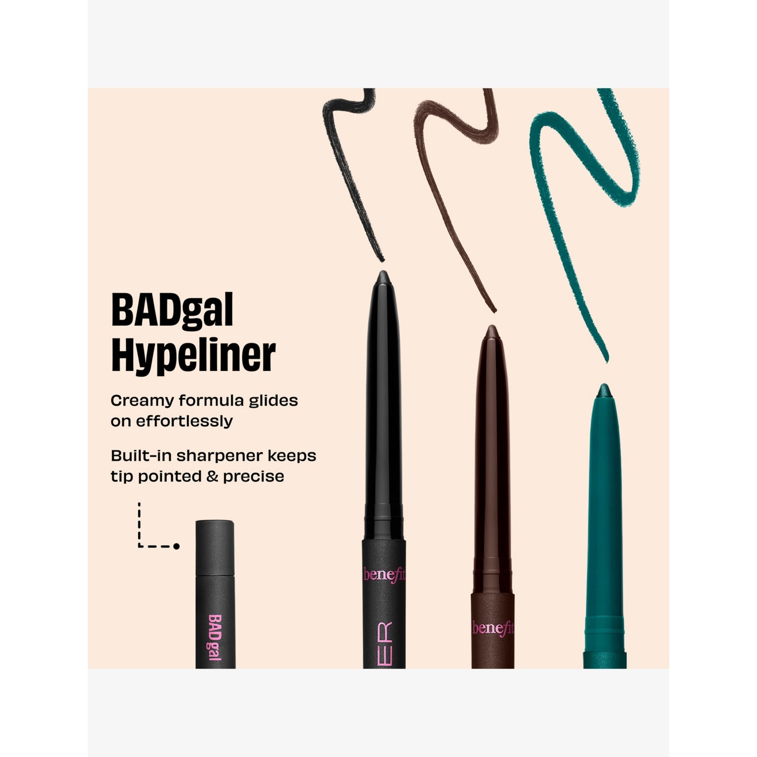 Benefit BADgal Hypeliner waterproof eyeliner 0.25g - British product