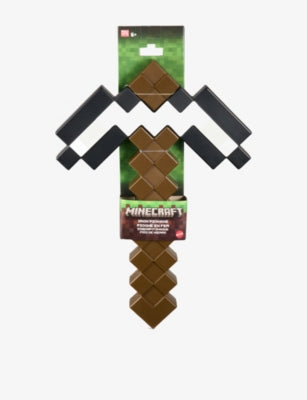 Minecraft iron pickaxe roleplay toy life-size, imported from the UK