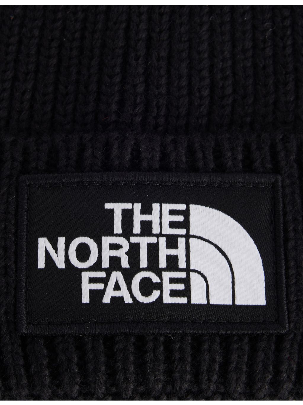 The North Face kids Logo Box ribbed beanie - British product
