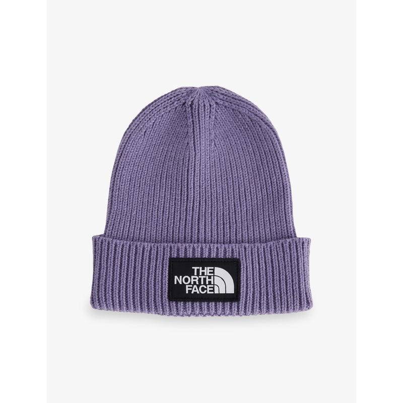 The North Face kids knitted beanie box logo patch, UK version