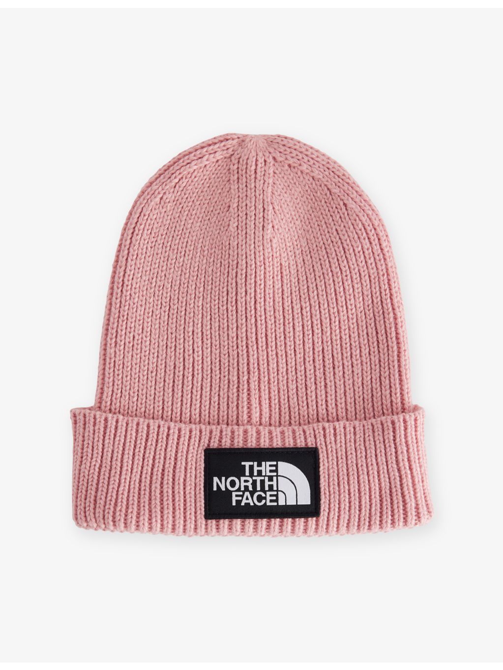 The North Face kids beanie with box logo patch, UK version