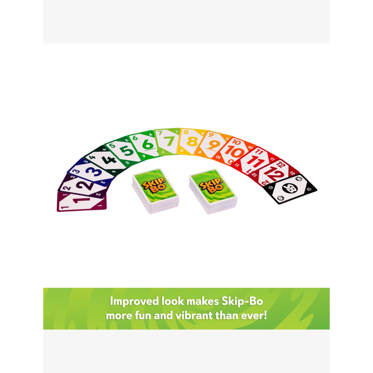 Skip-Bo card game with 168 cards, UK version