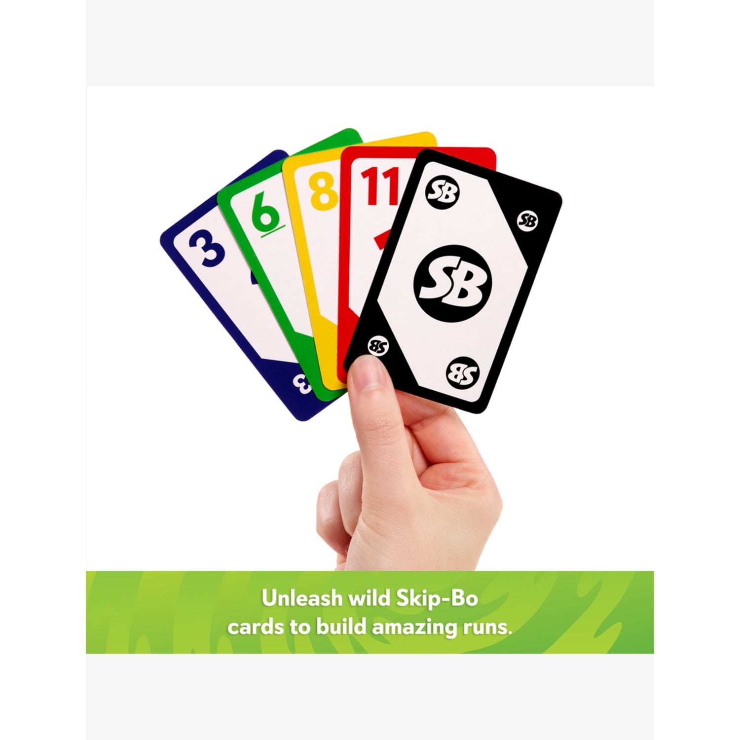 Skip-Bo card game with 168 cards, UK version