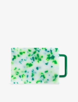 Fredericks & Mae Small Patterned Rectangle Cutting Board 8in x 6in x 0.75in