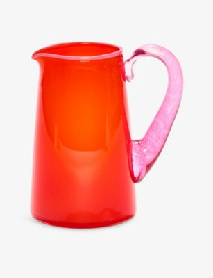 Gather Glass Miami Glass Milk Jug