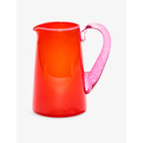 Miami Glass Milk Jug - RED