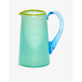 Miami Glass Milk Jug - SOFT BLUE