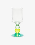 Gather Miami wine glass handblown tinted glass 18cm - British product