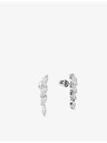 Swarovski rhodium-plated cubic zirconia earrings 2.2 x 0.5cm (British brand)