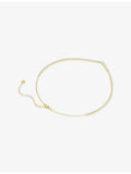 Swarovski gold-plated cubic zirconia necklace 38-45 cm, imported from the UK