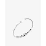 Swarovski rhodium-plated cubic zirconia bangle, imported from the UK