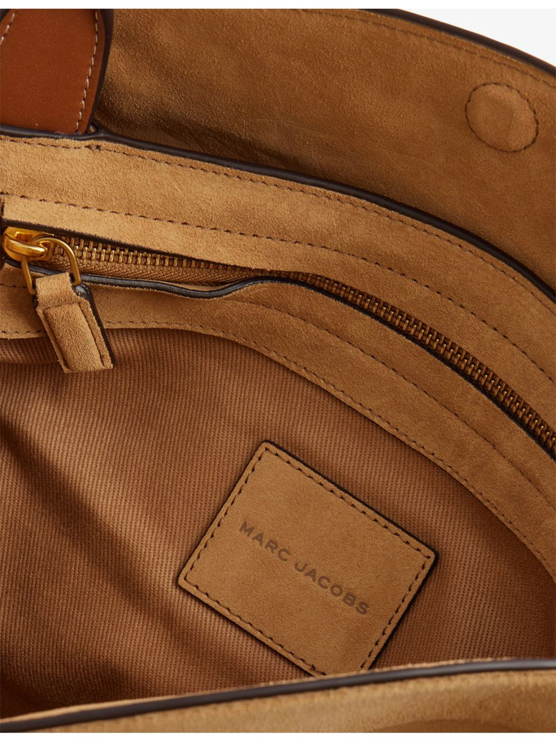 Marc Jacobs Dakota suede satchel bag with rolled top handle, UK version