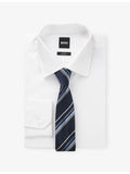 BOSS striped silk-blend tie width 6cm (British brand)