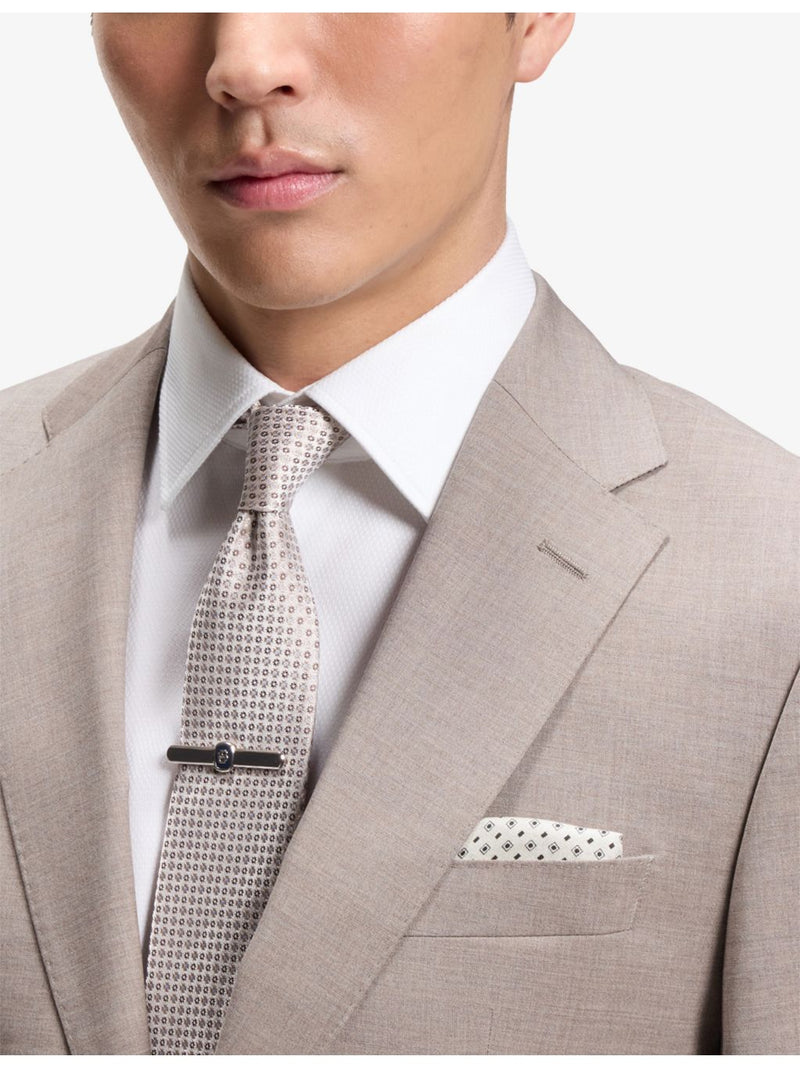 BOSS patterned silk pocket square 35cm, imported from the UK