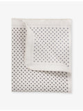 BOSS patterned silk pocket square 35cm, imported from the UK