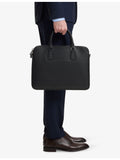 BOSS embossed leather document briefcase, UK version