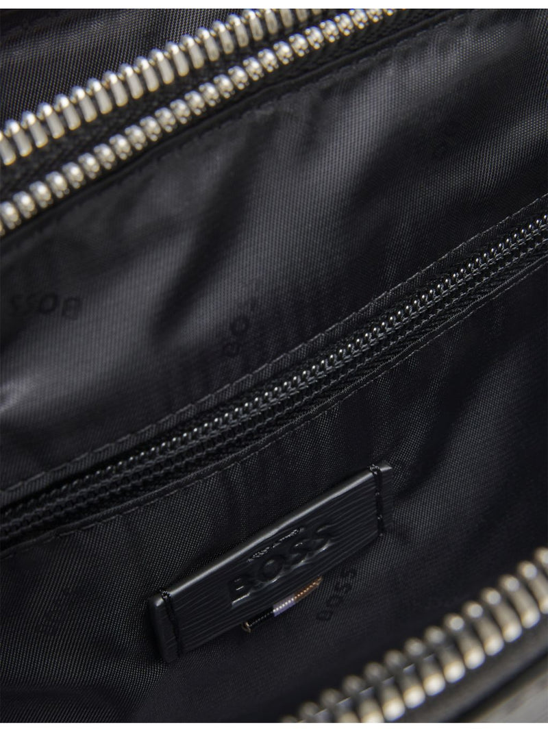 BOSS embossed leather document briefcase, UK version