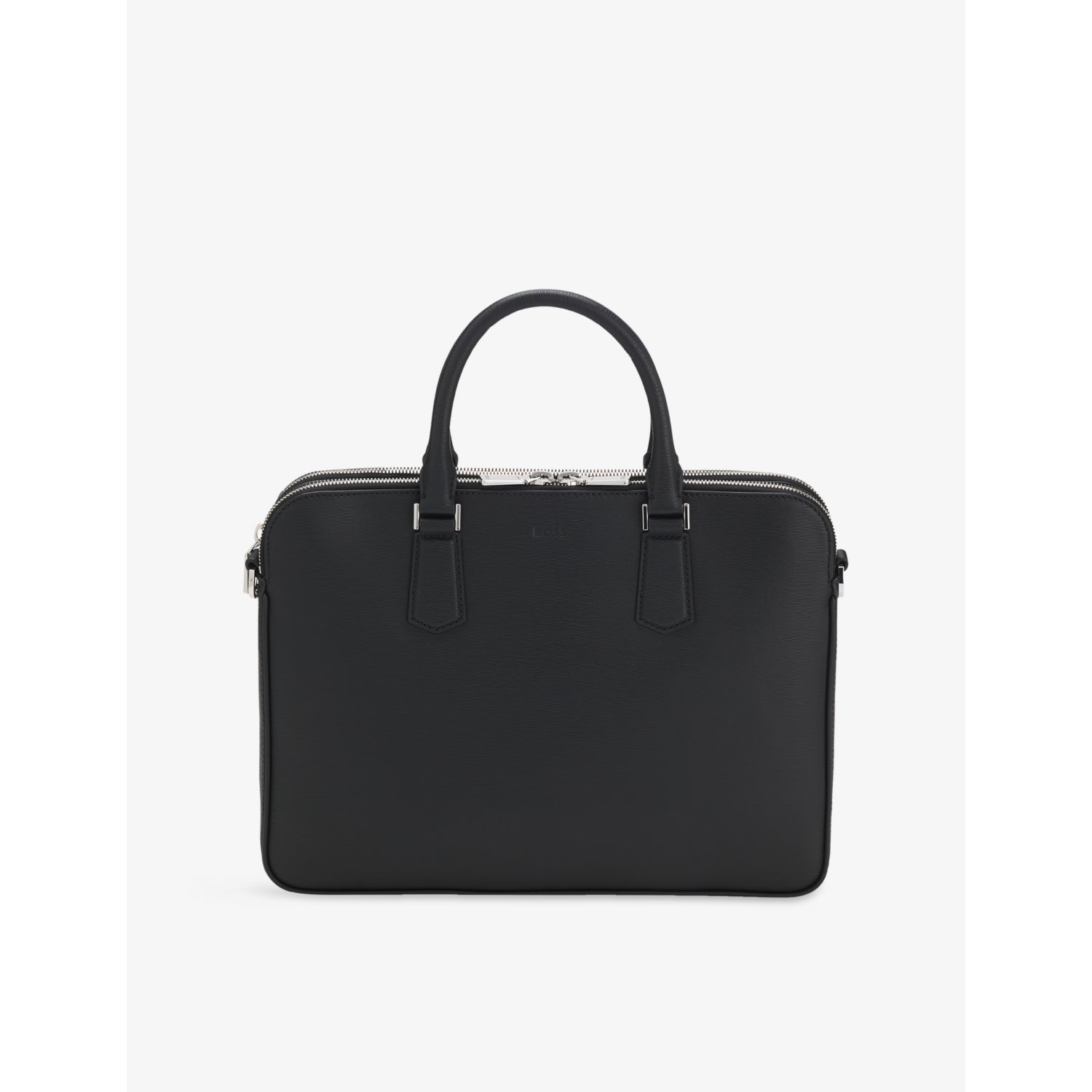 BOSS embossed leather document briefcase, UK version