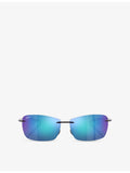 Maui Jim rectangle acetate sunglasses 423 Lighthouse, imported from the UK
