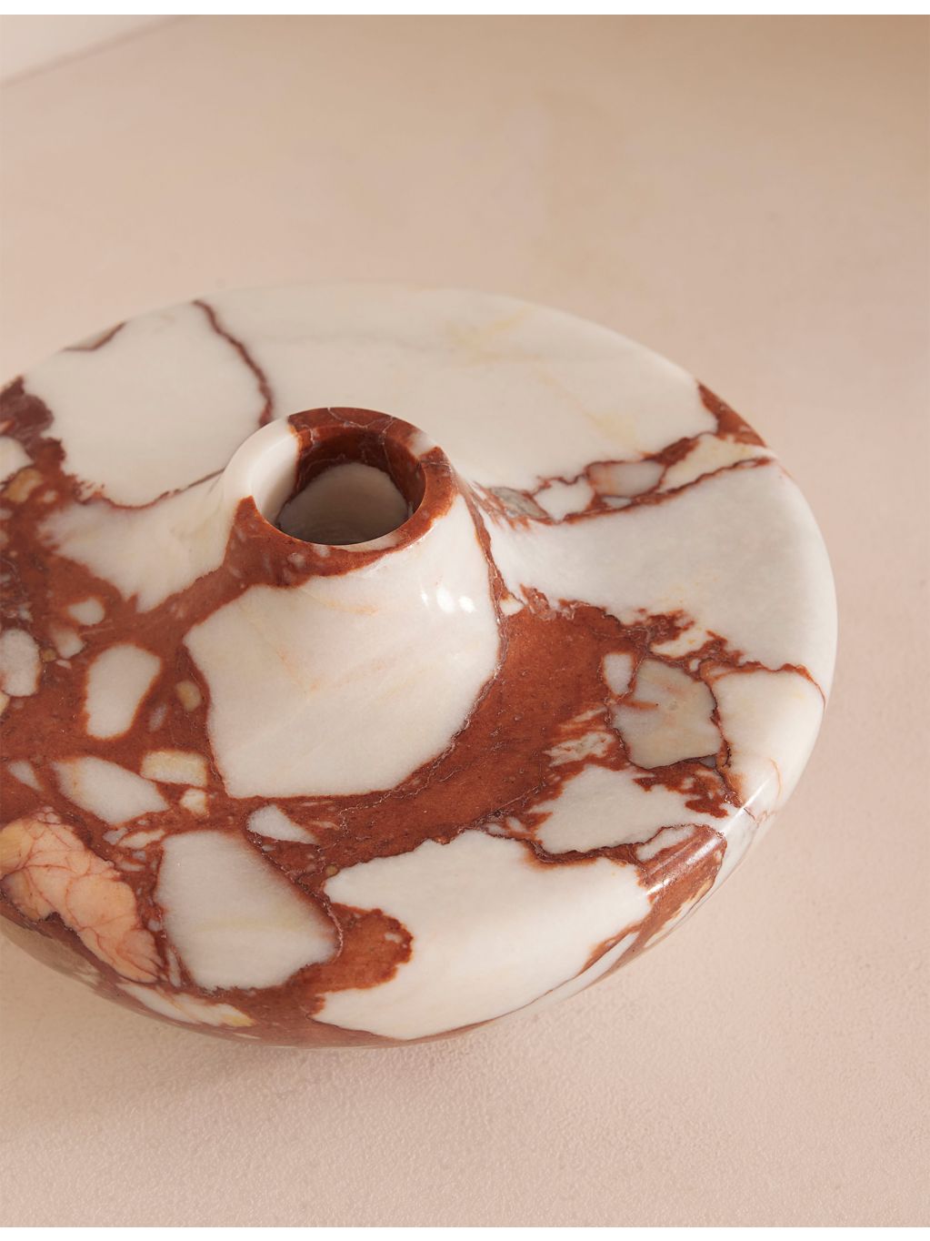 Soho Home Alma marble vase 10cm high rounded form (British brand)