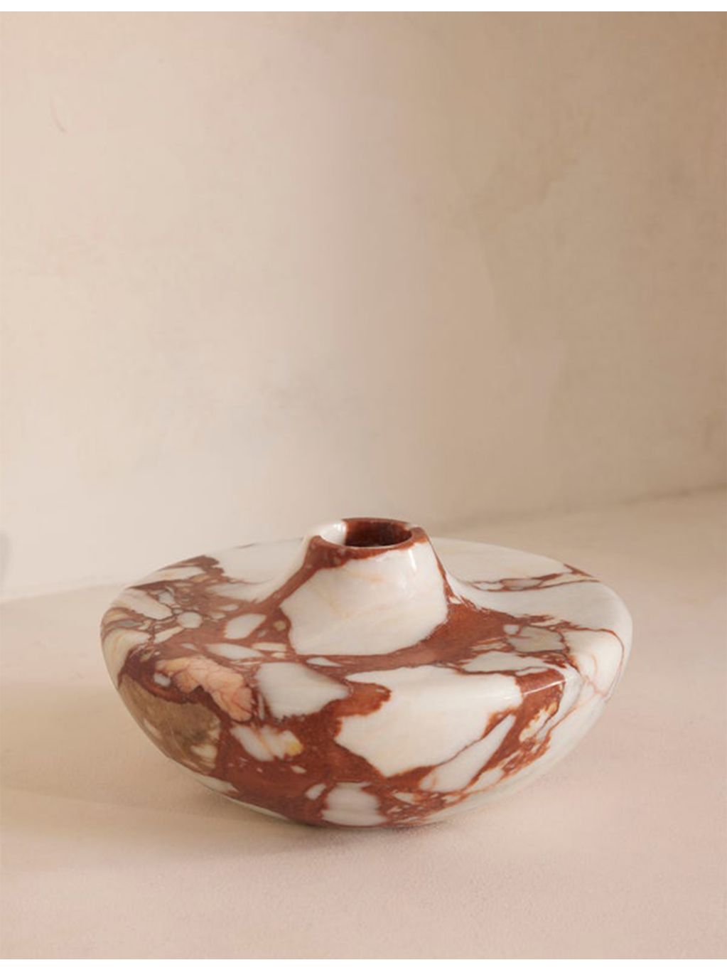 Soho Home Alma marble vase 10cm high rounded form (British brand)