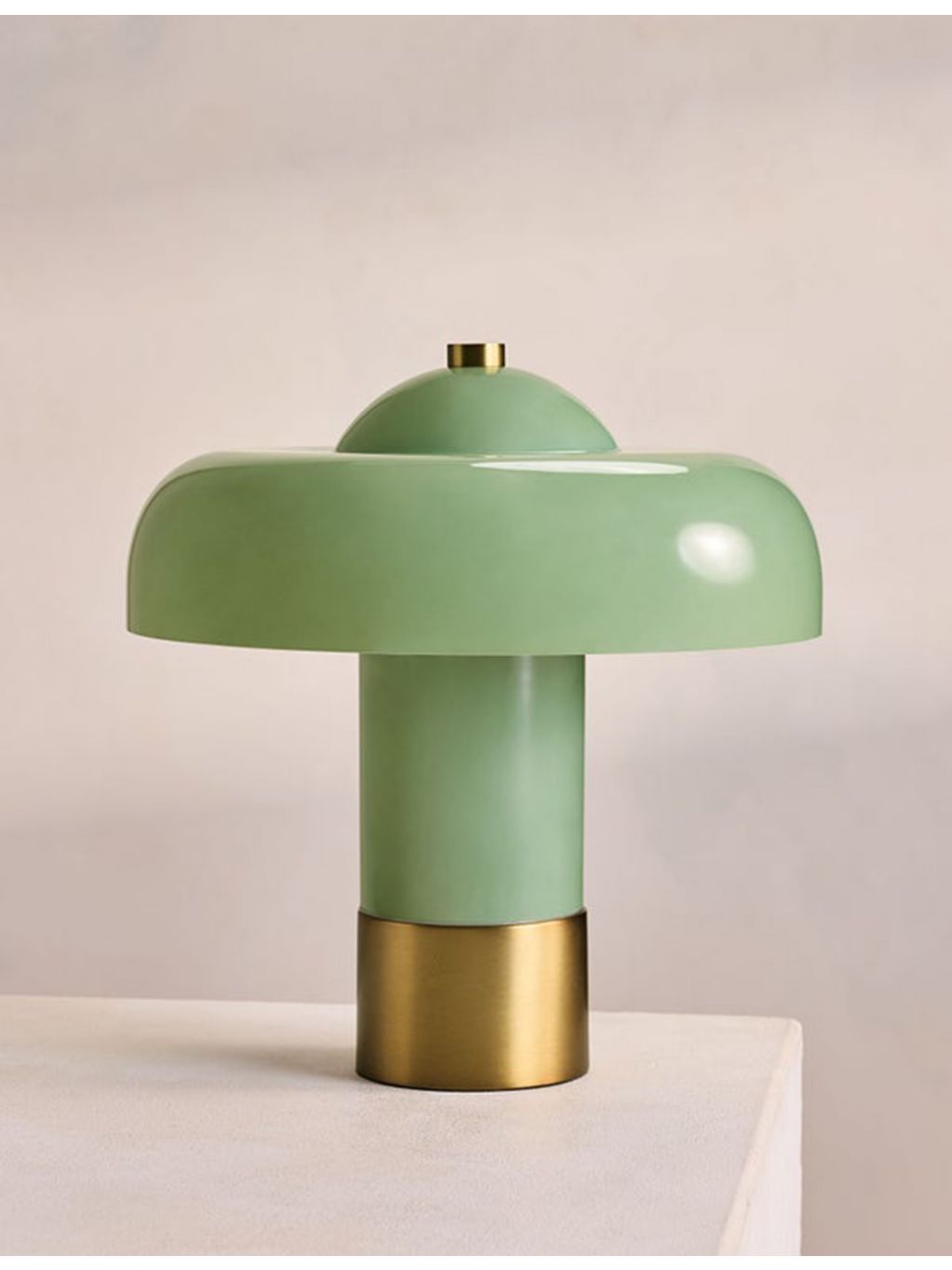 Soho Home Giovanni glass table lamp, imported from the UK
