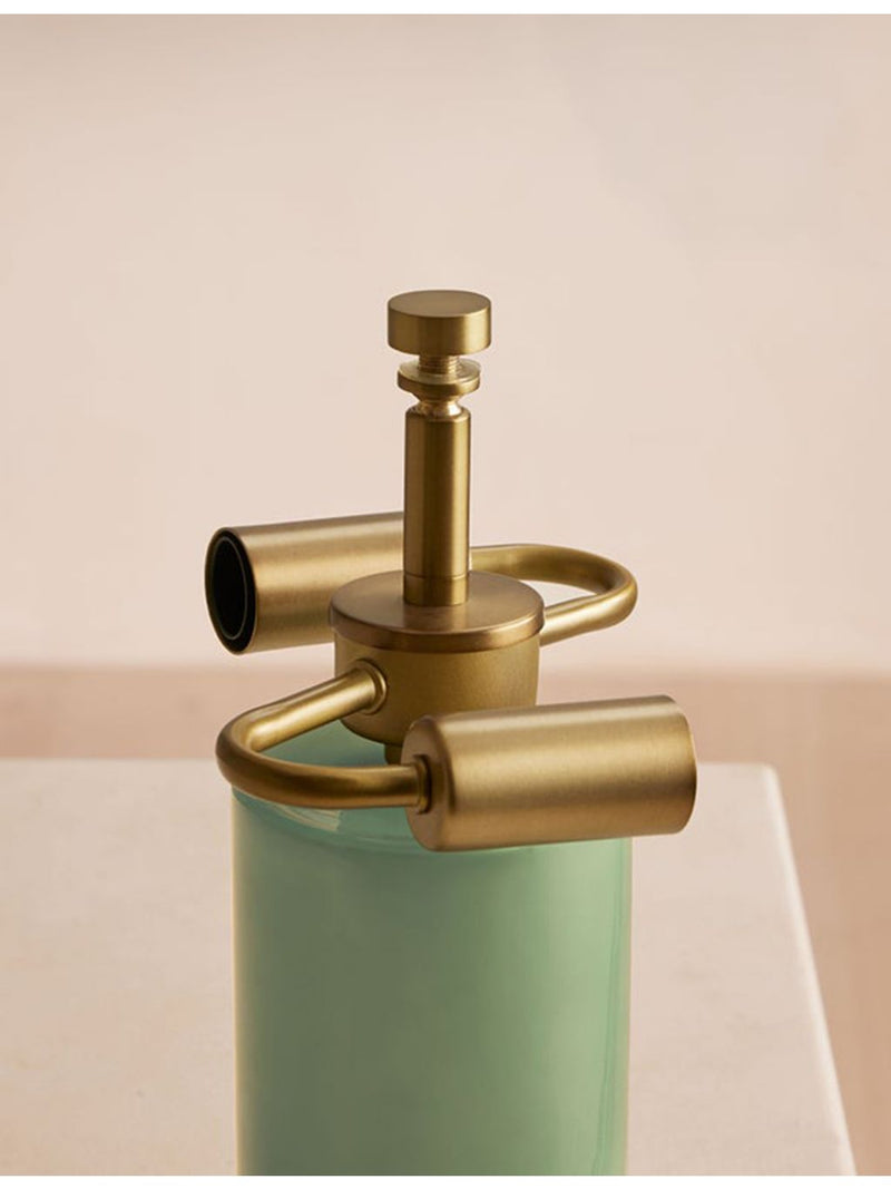 Soho Home Giovanni glass table lamp, imported from the UK